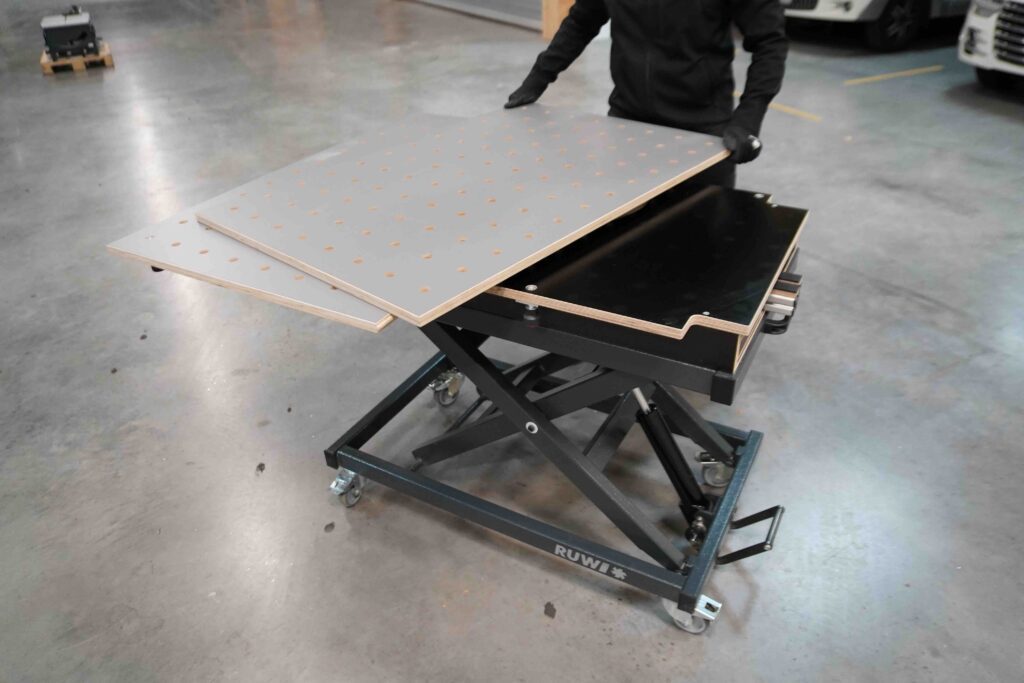 RUWI Hubtisch Premium Spanntechnik Paket