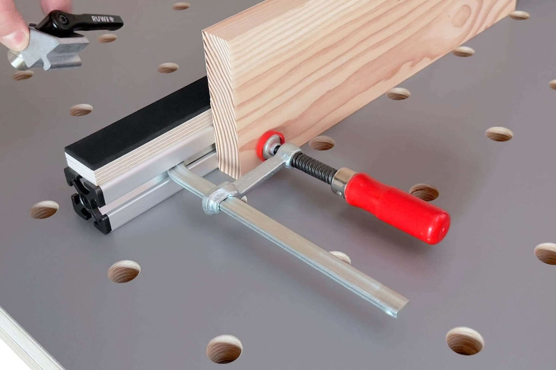 Auflageschiene mit Klemmbolzen Ø 20 mm - RUWI I Werkzeuge für Holzprofis