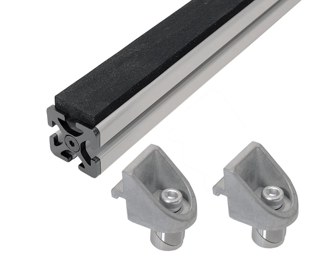 Glued support rail with anti-slip coating for RUWI lift table - RUWI I Werkzeuge für Holzprofis