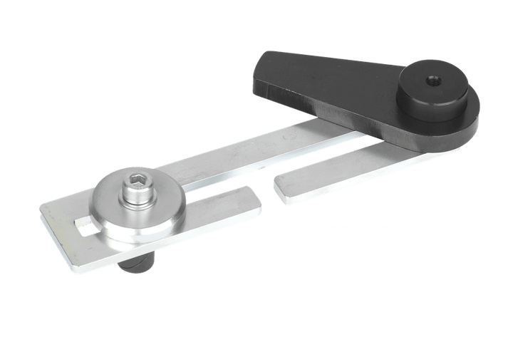 Eccentric clamp with adapter plate and clamping bolt - RUWI I Tools for wood professionals