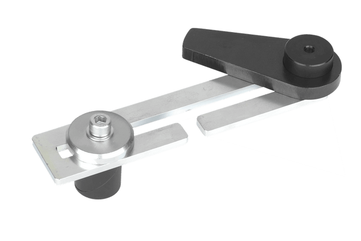 Eccentric clamp with adapter plate and clamping bolt - RUWI I Tools for wood professionals