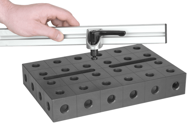 Clamping angle with clamping bolt and clamping lever - RUWI I Tools for wood professionals
