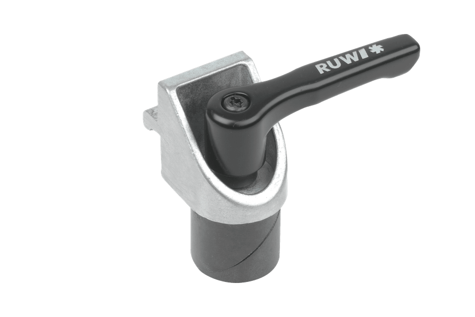 Clamping angle with clamping bolt and clamping lever - RUWI I Tools for wood professionals