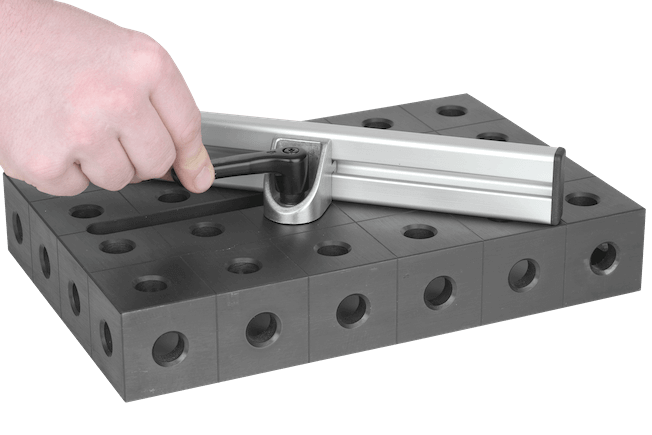 Clamping angle with clamping bolt and clamping lever - RUWI I Tools for wood professionals