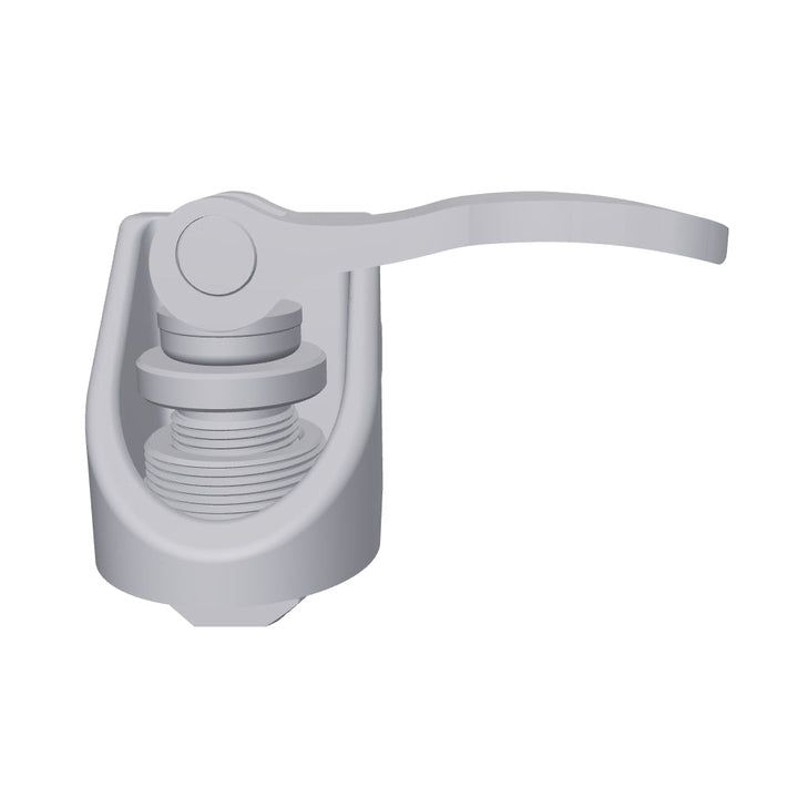 Clamping bracket with quick release for groove