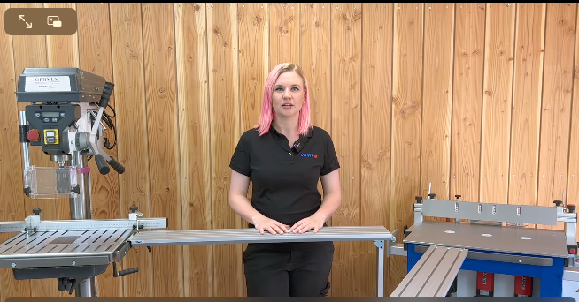 4 Clamping brackets for RUWI table extension