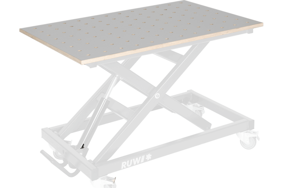RUWI Table top HPL perforated grid panel - RUWI I Tools for wood professionals