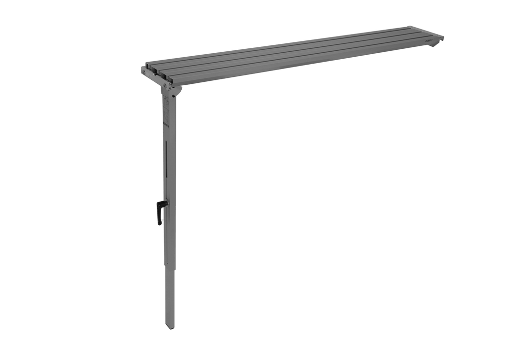 Long table extension for mounting rail with light scratches
