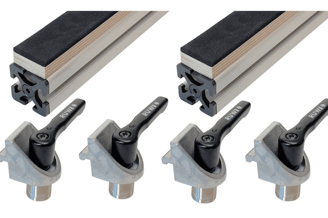 Set of support rails with anti-slip coating - RUWI I Tools for wood professionals