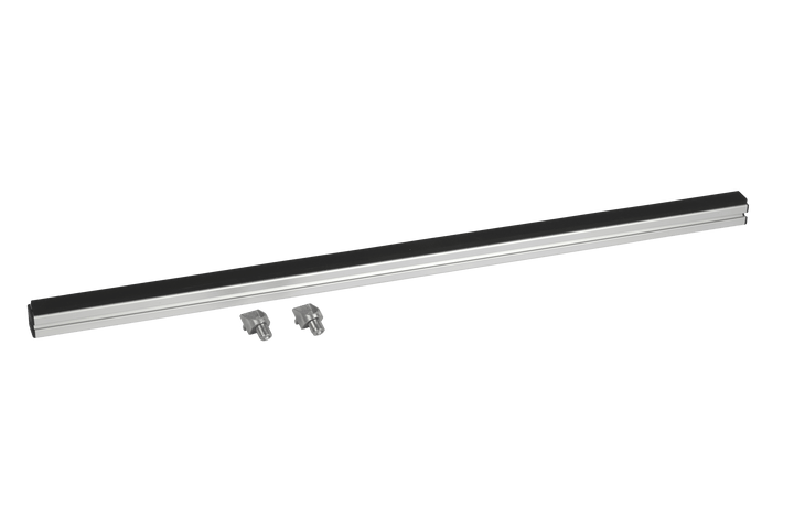Rail d'appui avec revêtement antidérapant collé 120 cm avec boulon de serrage ø 20 mm - RUWI I Outils pour les professionnels du bois