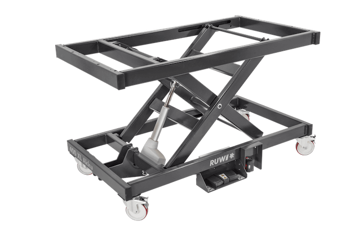 Table élévatrice Châssis 400 XL Akku / Table élévatrice à ciseaux - RUWI I Outils pour les professionnels du bois