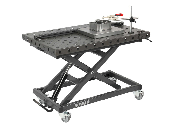 Table de soudage plaque perforée ø28 mm, table élévatrice - RUWI I Outils pour les professionnels du bois