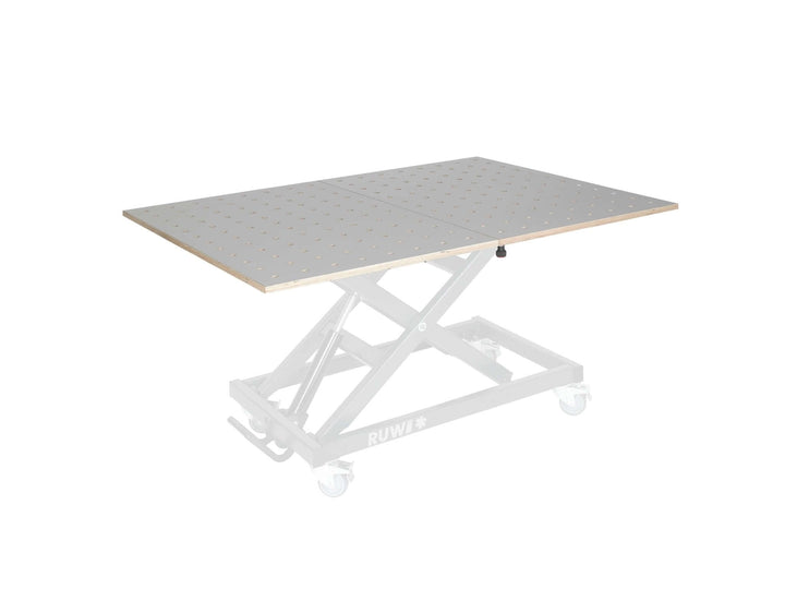 Dessus de table HPL pivotant - Plateau perforé - RUWI I Outils pour les professionnels du bois
