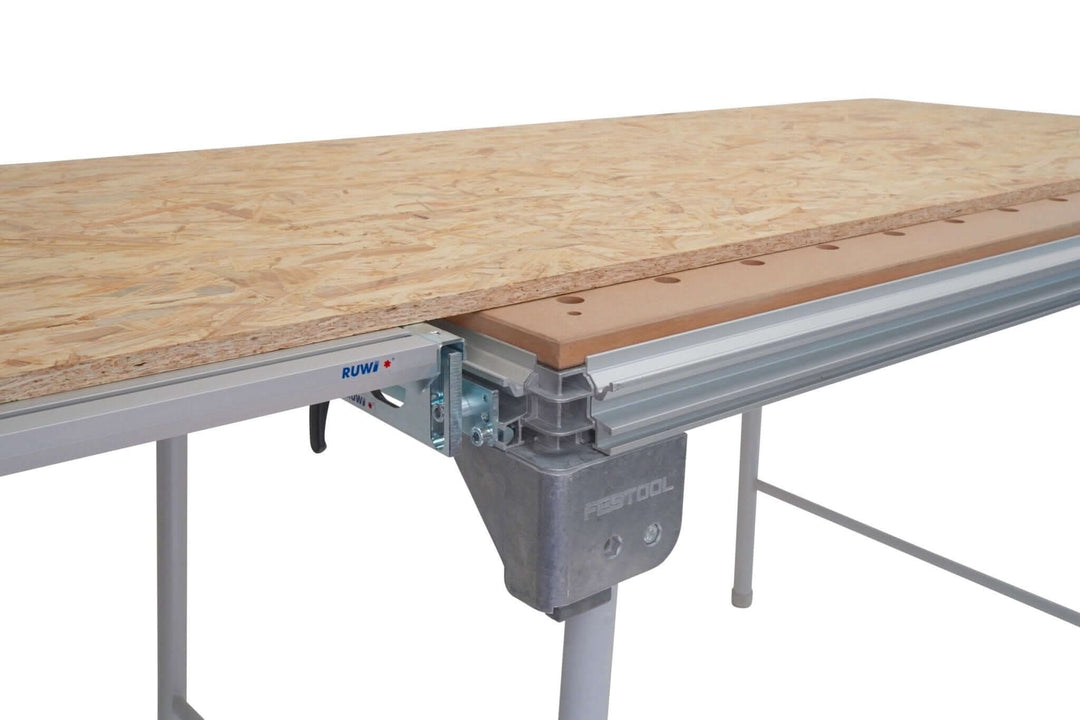 Montage-adapter voor RUWI tafelverlenging (ook voor tafelverlenging Mafell Erika) - RUWI I Gereedschap voor houtbewerkers