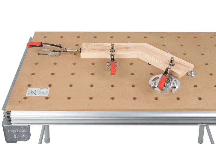 Verticale klem met adapterplaat en klembout Klembout ø20 mm - RUWI I Gereedschap voor houtbewerkers