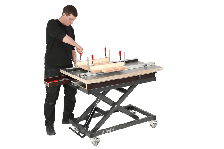 RUWI Hubtisch Premium Spanntechnik Paket