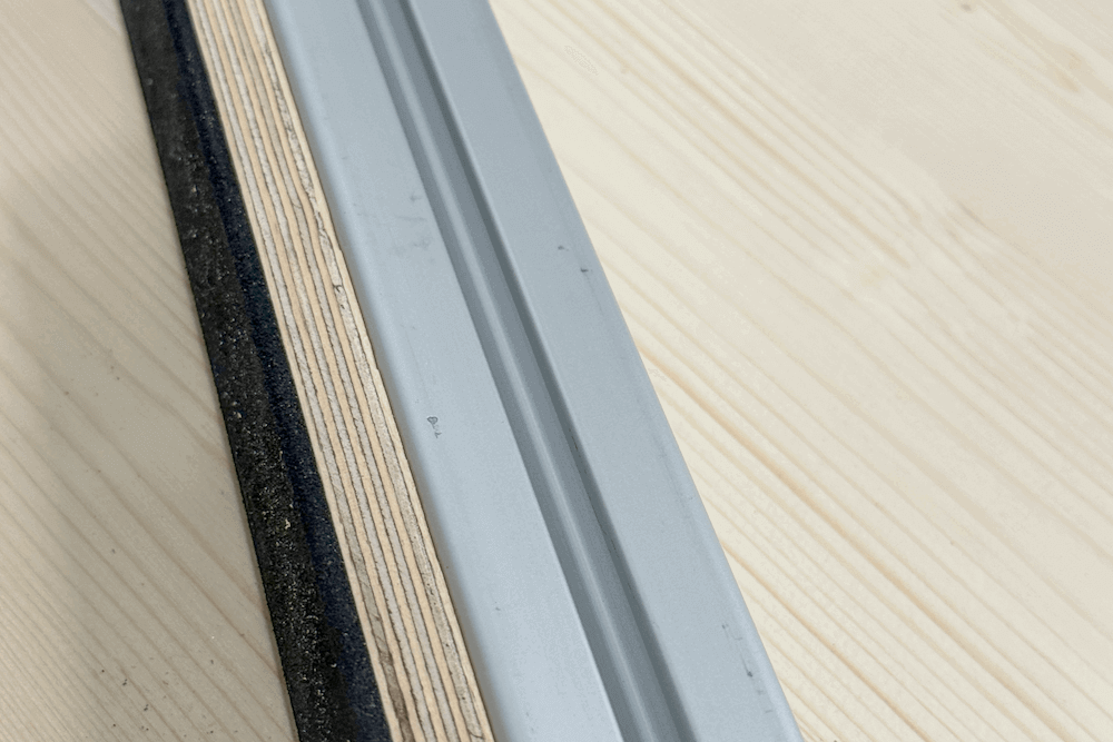 Auflageschiene 80cm mit Klemmbolzen Ø 20 mm B - Ware