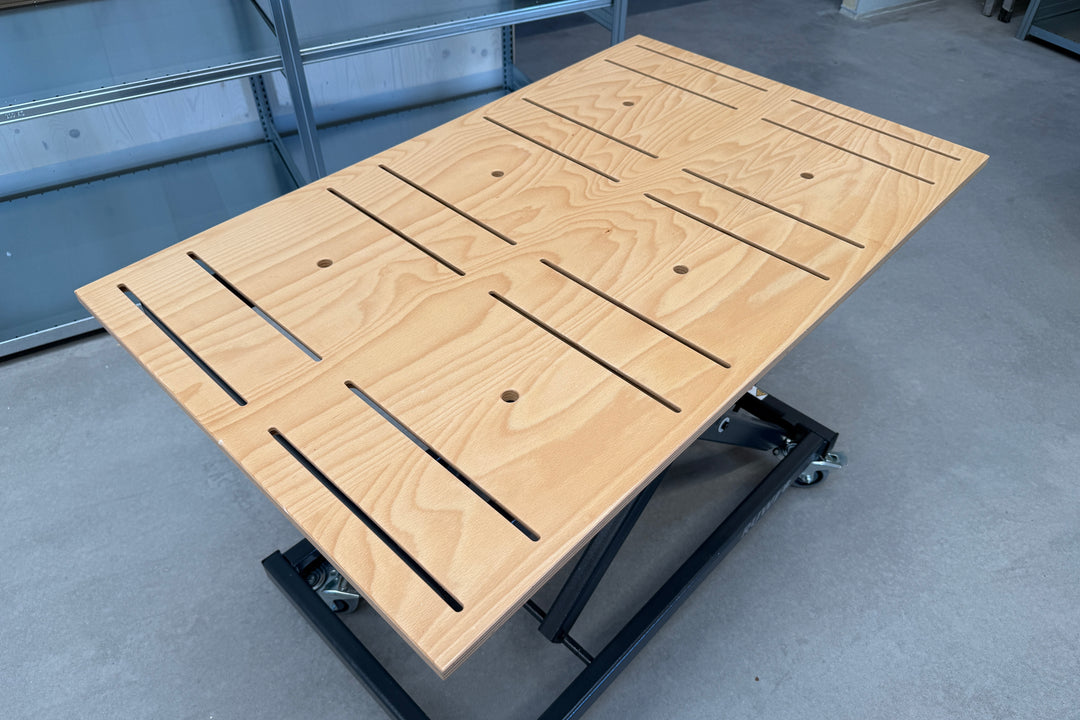 RUWI Hubtisch Multiplex Nut gebraucht (Baujahr 2022)