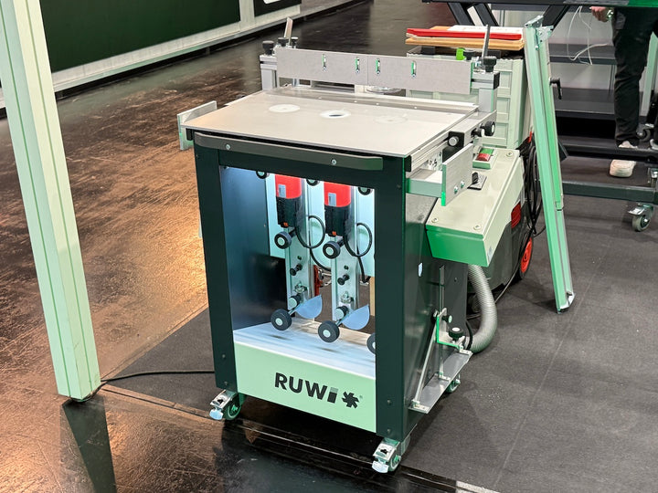 RUWI Frästisch Classic Performance Vorführmaschine Holzhandwerk Messe