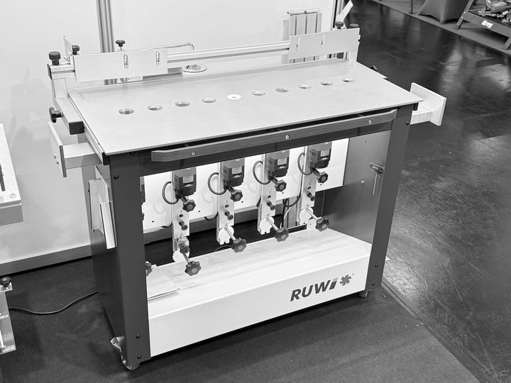 RUWI Frästisch Premium Vorführmaschine Holzhandwerk Messe