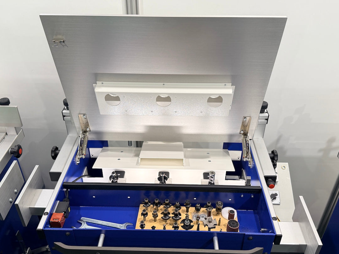 RUWI Frästisch Classic Vorführmaschine Holzhandwerk Messe