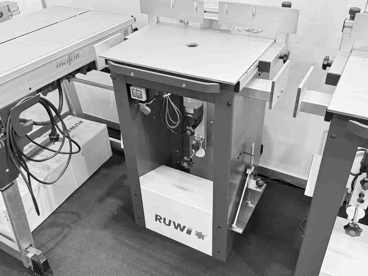 RUWI Frästisch Basic Vorführmaschine Holzhandwerk Messe