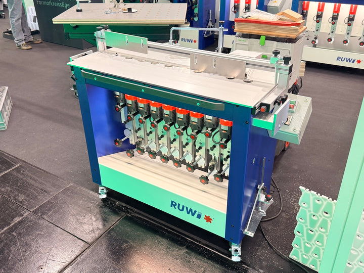 RUWI Frästisch Premium mit 10 Motoren Vorführmaschine Holzhandwerk Messe