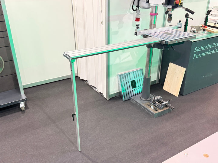 RUWI Bohrtisch Premium Vorführtisch Holzhandwerk Messe