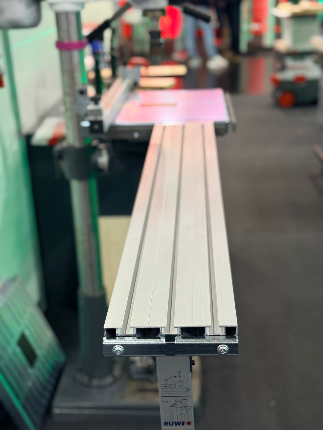 RUWI Bohrtisch Premium Vorführtisch Holzhandwerk Messe