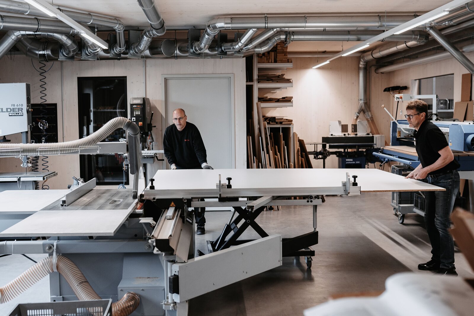 Mafell-Maschine im Werkstatteinsatz bei RUWI