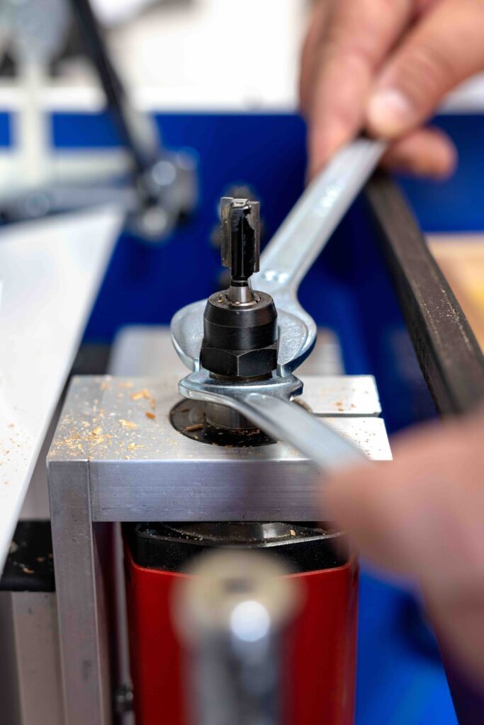 Bündigfräser mit Wendeplatten