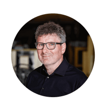 Reiner Ruggaber in der RUWI Werkstatt