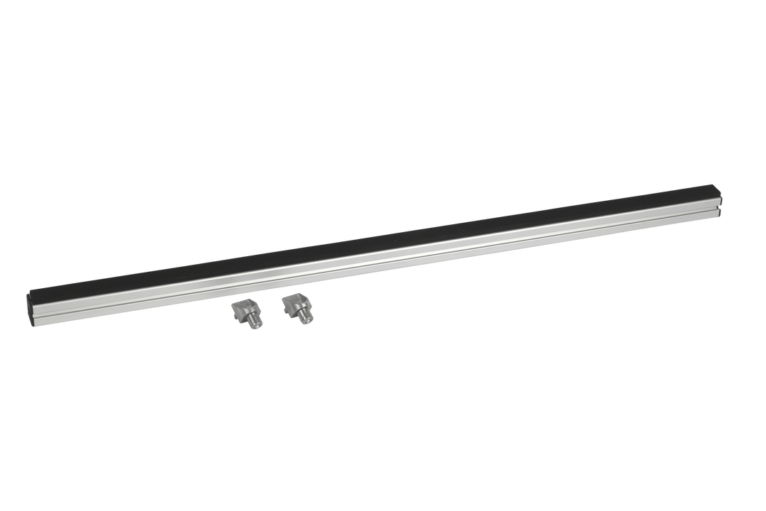 Auflageschiene mit Antirutschbelag geklebt 120 cm mit Klemmbolzen ø 20 mm - RUWI I Werkzeuge für Holzprofis