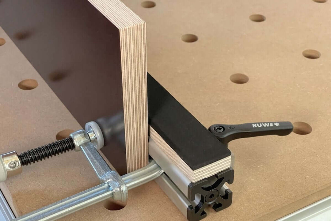 Auflageschiene mit Klemmbolzen Ø 20 mm - RUWI I Werkzeuge für Holzprofis