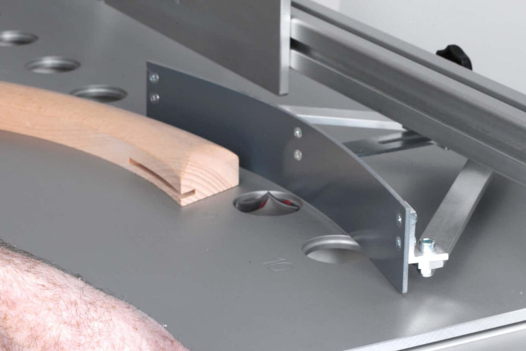 Bogenlineal für RUWI Frästisch Basic, Classic, Premium und Performance - RUWI I Werkzeuge für Holzprofis