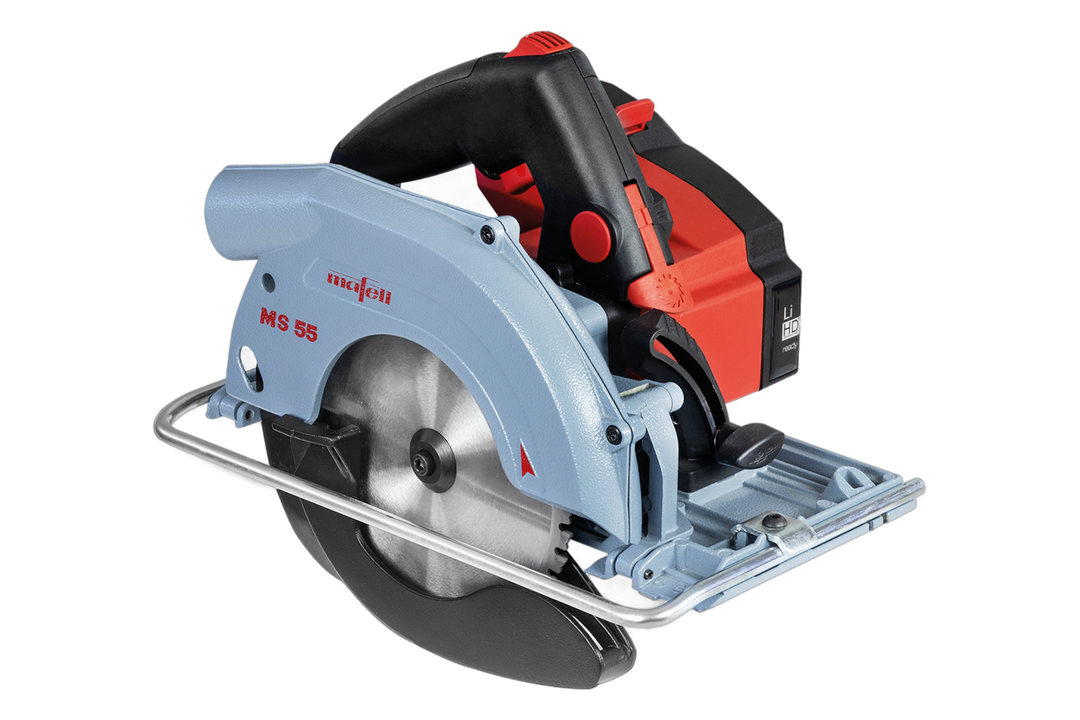 Mafell Akku-Handkreissäge MS 55-18, Produktansicht