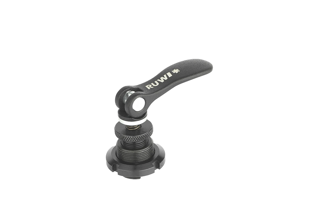 Schnellspanner ø 20 mm mit Außengewinde und Klemmutter für Nut 8 + 10