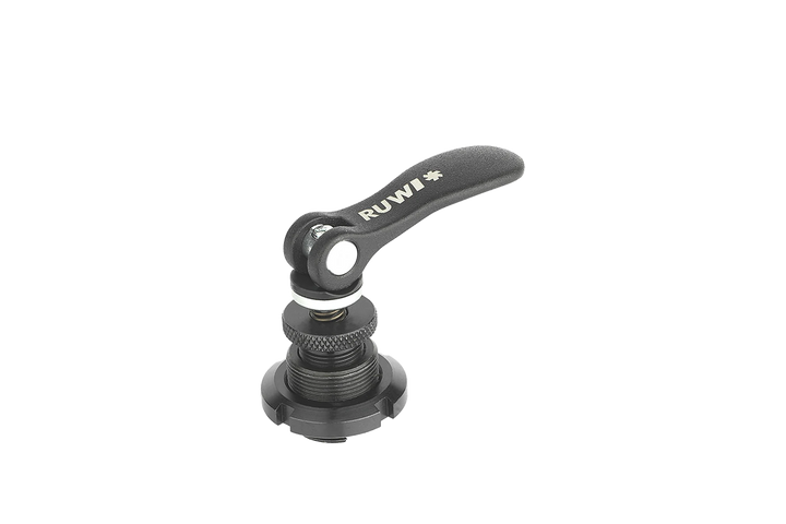 Schnellspanner ø 20 mm mit Außengewinde und Klemmutter für Nut 8 + 10