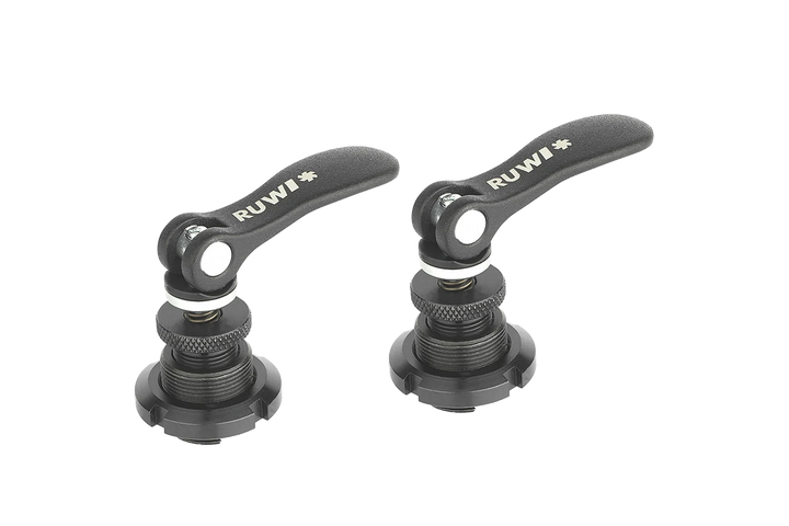Schnellspanner ø 20 mm mit Außengewinde und Klemmutter für Nut 8 + 10