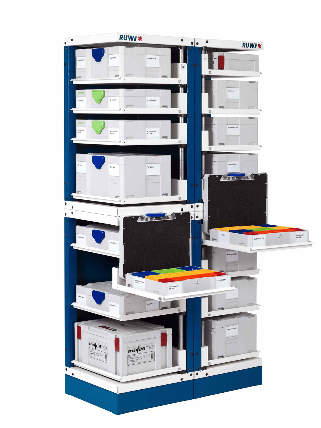 RUWI Systainer-Modul aus eigenem Werkstattbestand, vier Module