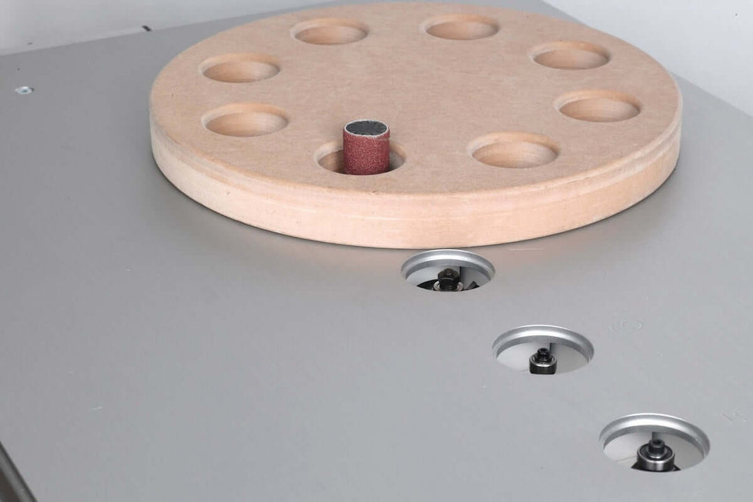 Schleifbandträger ø15, Höhe 30mm, Schaft 6 mm - RUWI I Werkzeuge für Holzprofis