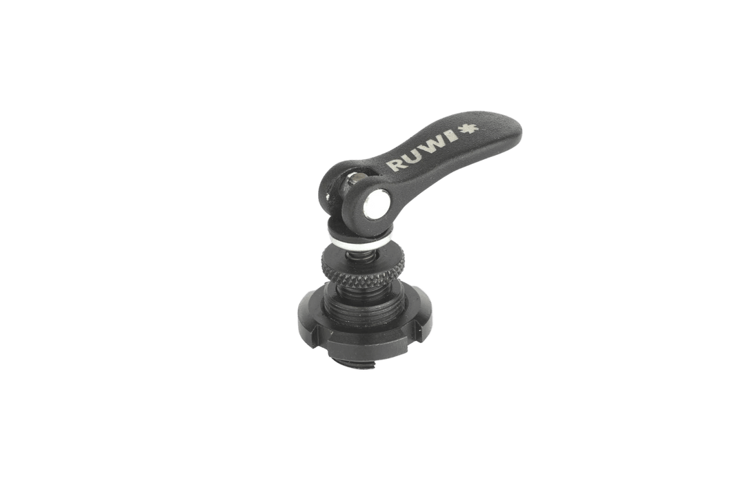 Schnellspanner ø 20 mm mit Außengewinde und Klemmutter für Nut 8 + 10
