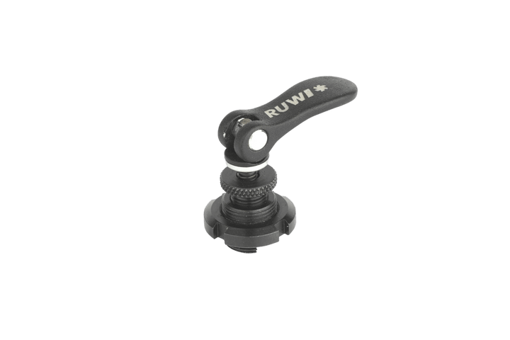 Schnellspanner ø 20 mm mit Außengewinde und Klemmutter für Nut 8 + 10