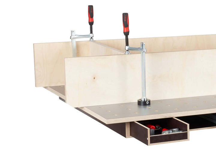 Zwinge TW 16 mit Adapterscheibe und Klemmbolzen ø20 mm - RUWI I Werkzeuge für Holzprofis