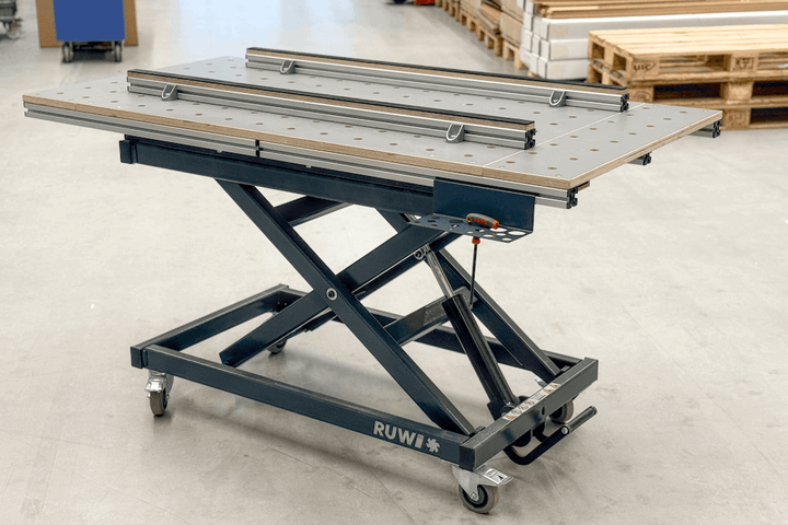 RUWI Hubtisch Classic inkl. 2 Auflageschienen - Gebraucht