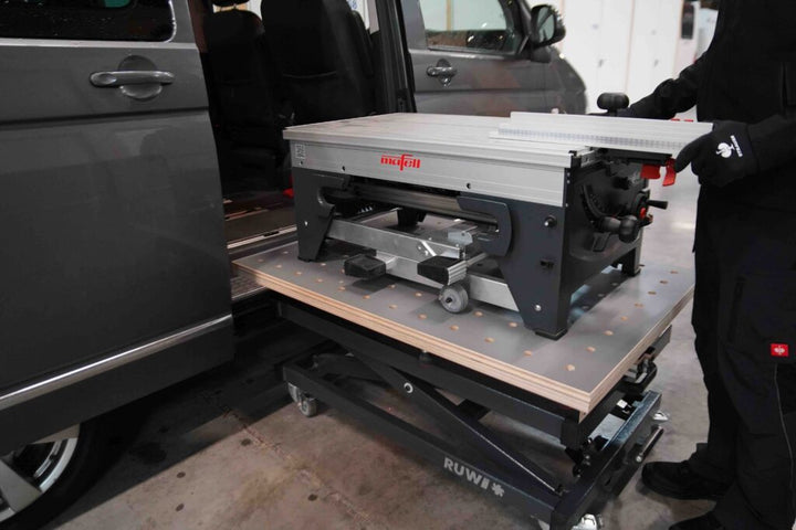 RUWI lift table Premium clamping technology package