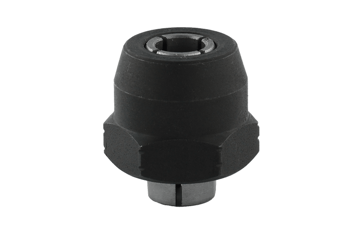 Performance router table collet chuck with union nut