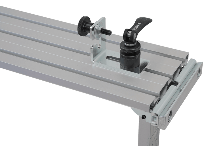 Positioning bracket with quick release for groove - RUWI I Tools for woodworking professionals