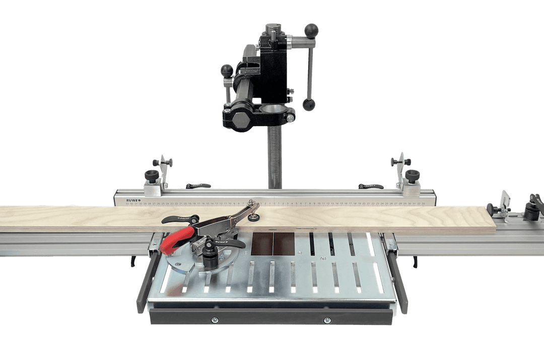 Positioning bracket with quick release for groove - RUWI I Tools for woodworking professionals