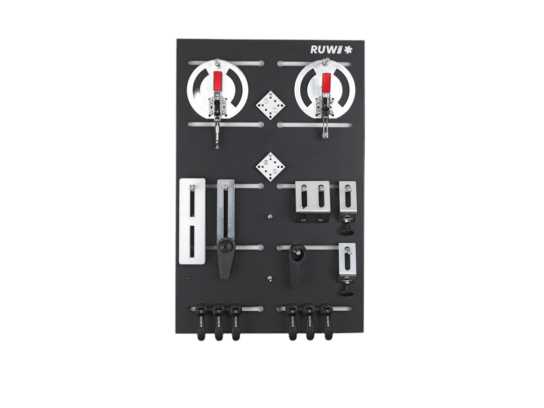 Clamping system set for groove welding table - RUWI I Tools for wood professionals